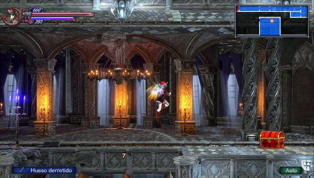Bloodstained - Librarium Machinae: rebotando sobre un Aelo