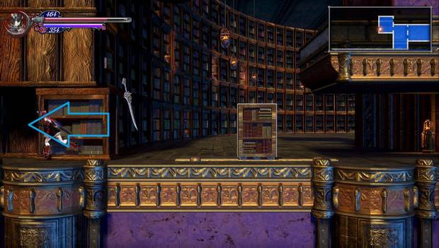 Bloodstained - Librarium Machinae: La librería se mueve