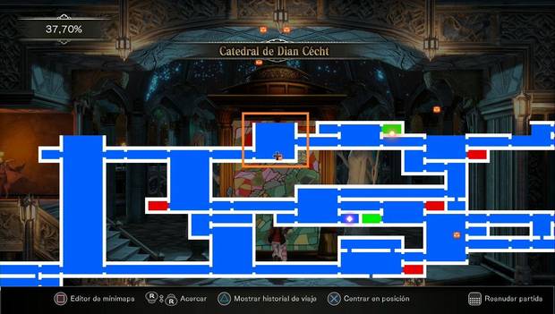 Bloodstained: Ritual of the night - Rayo reflector: sala a la que vamos a dirigirnos