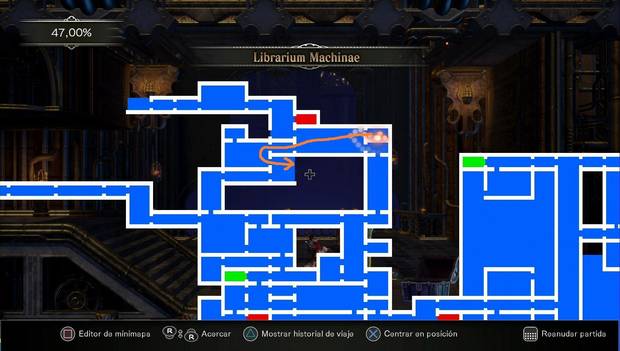Bloodstained: Ritual of the night - Usando el rayo reflector: ruta a seguir