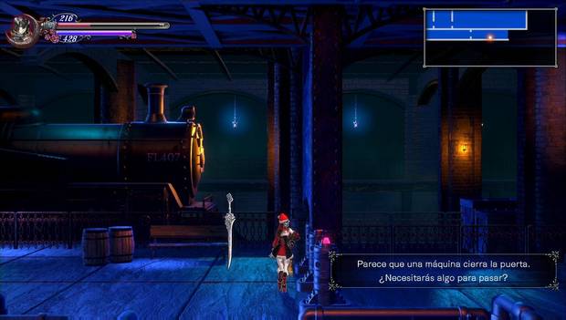 Bloodstained: Ritual of the night - Puente del Mal: andén cerrado