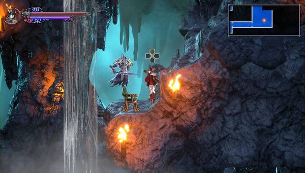 Bloodstained: Ritual of the night - Canal subterráneo: silla mímica trampolín