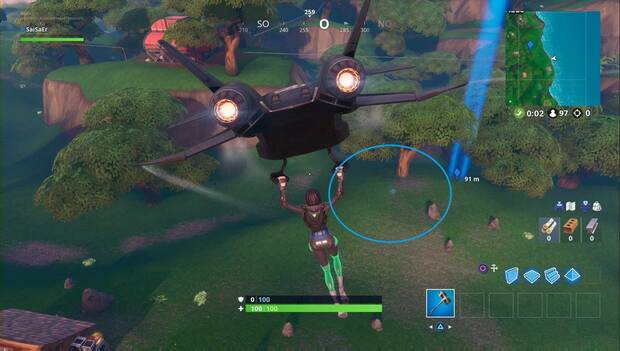 Fortnite - Fortbyte 88: punto donde está el Fortbyte