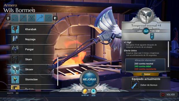 Dauntless - Tempestad invernal