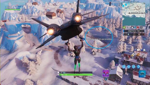 Fortnite - Pista de carreras de Aldehuela Alegre: salida