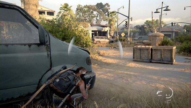The Last of Us Parte II - El complejo: Víboras en la carretera frente a la mansión