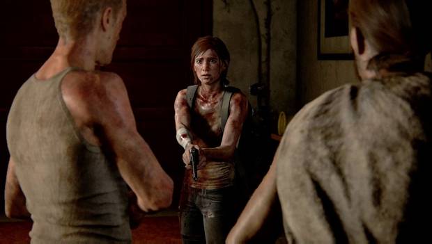 The Last of Us Parte II - El complejo: Ellie habla con los prisioneros