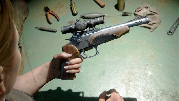 The Last of Us Parte II - Pistola de caza completamente mejorada