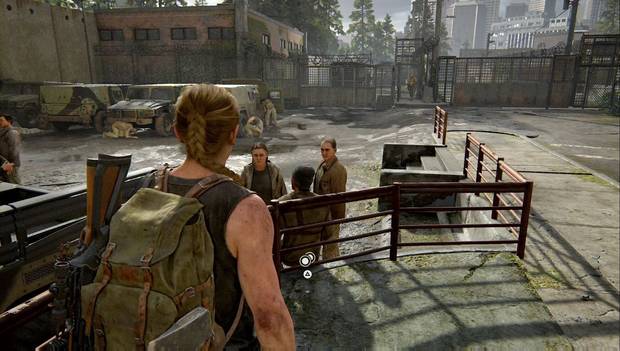 The Last of Us Parte II - La base: moneda de California en el aparcamiento