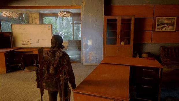 The Last of Us Parte II - La ciudad inundada: ubicación de la Nota del campamento