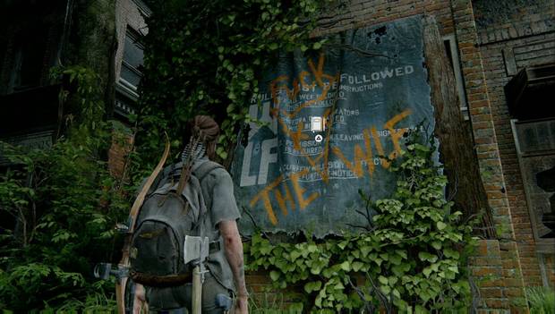The Last of Us Parte II - Hillcrest: entrada de diario Fuck the WLF
