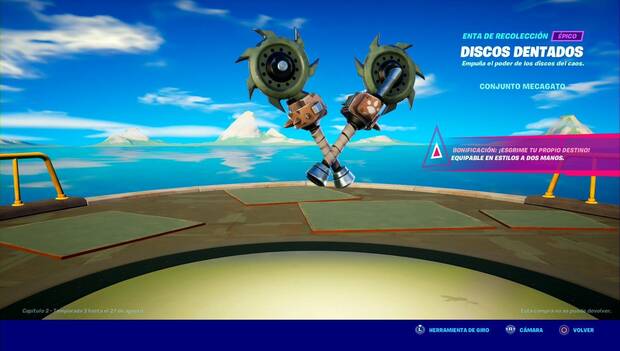 Fortnite - Discos dentados