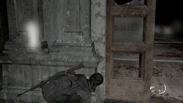 The Last of Us Parte II - Centro: infectados en la entrada del hotel