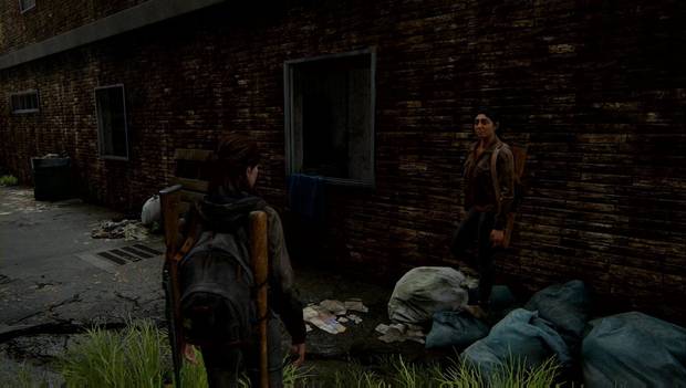 The Last of Us Parte II - El Capitolio: ventana de habitación en el callejón