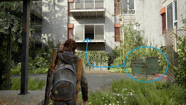 The Last of Us Parte II - El Capitolio: contenedor para colarte en el apartamento