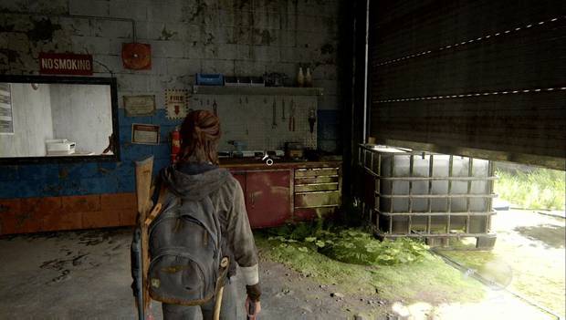 The Last of Us Parte II - El Capitolio: Mesa de trabajo de la gasolinera