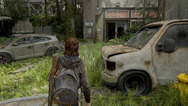 The Last of Us Parte II - El Capitolio: entrada al centro de donaciones