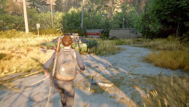 The Last of Us Parte II - Buscando cuerdas: furgoneta por la que cruzar