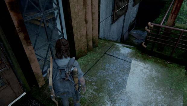 The Last of Us Parte II - Buscando a Nora: entrada al edificio cerrado