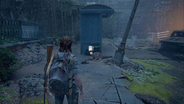 The Last of Us Parte II - Los Serafitas: cadáver de Scar fuera del parque