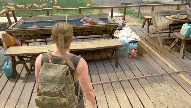 The Last of Us Parte II - El estadio: moneda de Maine sobre un banco