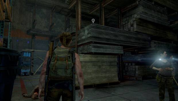 The Last of Us Parte II - A pie: camino para subir por las estanterías