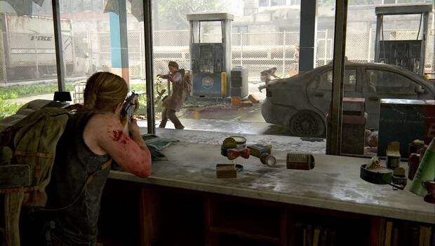 The Last of Us Parte II - A pie: asalto de Scars en la gasolinera