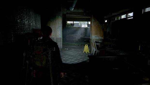 The Last of Us Parte II - El Atajo: furgoneta empotrada en la cafetería