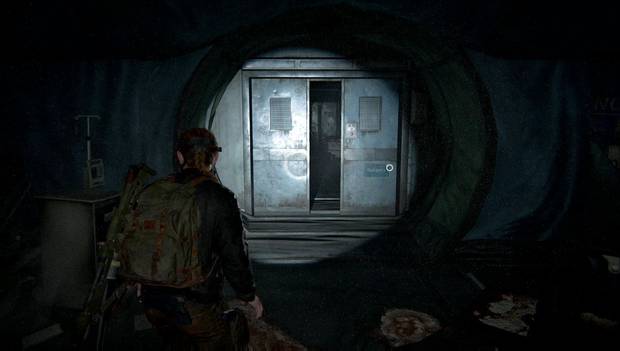 The Last of Us Parte II - Zona cero: puerta de la zona de cirugía