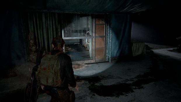 The Last of Us Parte II - Zona cero: habitación donde está la Nota del paciente