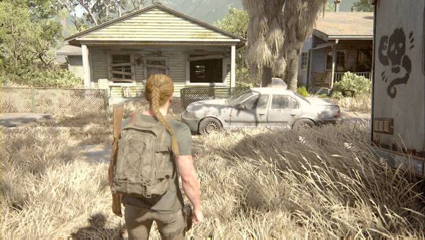 The Last of Us Parte II - Constance, 2425: entrada a la casa con el chasqueador