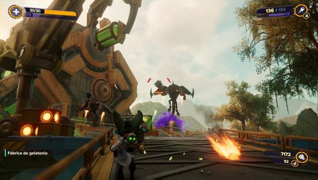 Ratchet & Clank: Una dimensión aparte - Sargasso: derrota a los enemigos