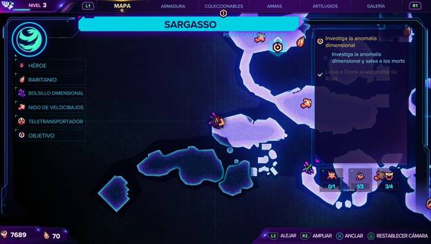 Ratchet & Clank: Una dimensión aparte: bolsillo dimensional al suroeste de Sargasso