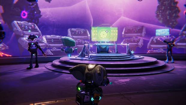 Ratchet & Clank: Una dimensión aparte - Consola del Arenatrón