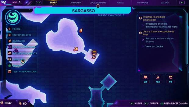 Ratchet & Clank: UN adimensión aparte: Guitón cerca del escondite de Rivet
