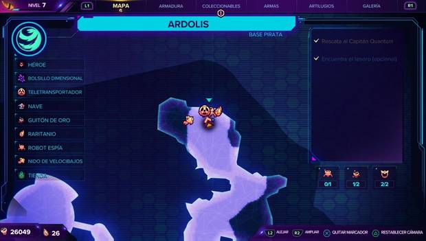 Ratchet & Clank: Una dimensión aparte - Robot espía en Ardolis, localización