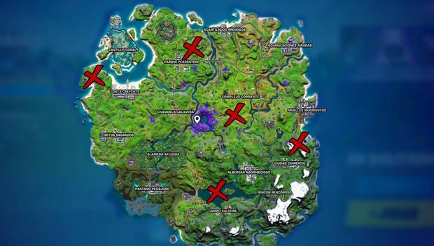 Fortnite T7: artefactos alienígenas de la Semana 2