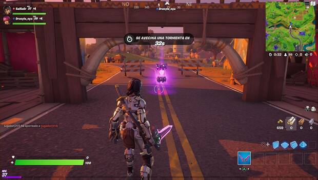 Fortnite T7: artefacto alienígena 2 de la Semana 2