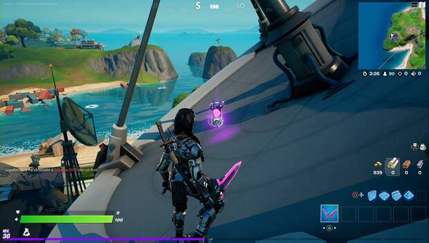Fortnite T7: artefacto alienígena 5 de la Semana 2