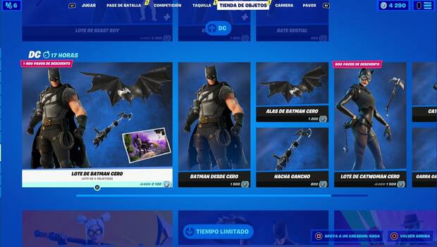 Fortnite - Tienda diaria: Batman Cero