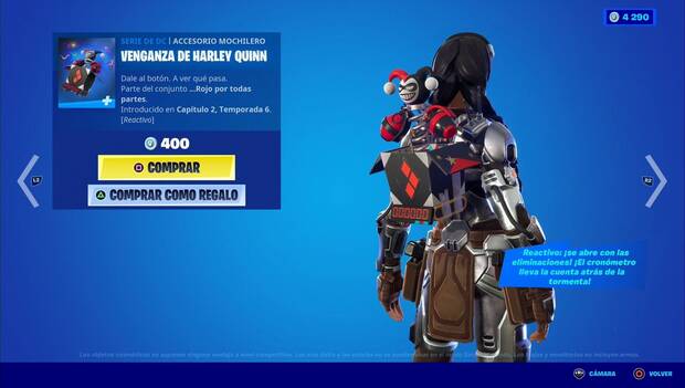 Fortnite Battle Royale - Venganza de Harley Quinn