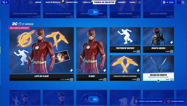 Fortnite - Tienda diaria: Lote de Flash