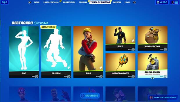 Fortnite - Tienda diaria: Destacado