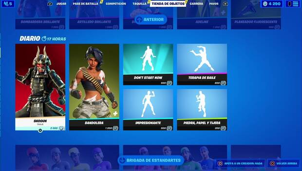Fortnite - Tienda diaria: Diario