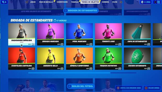 Fortnite - Tienda diaria: Brigada de estandartes 2