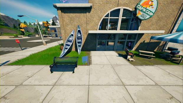 Fortnite - Ubicación de los carteles de bienvenida en Albercas Adormecidas, cartel 2