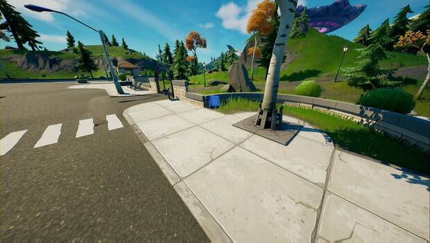 Fortnite - Ubicación de los carteles de bienvenida en Albercas Adormecidas, cartel 3
