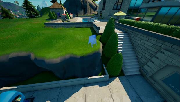 Fortnite - Ubicación de los carteles de bienvenida en Albercas Adormecidas, cartel 5