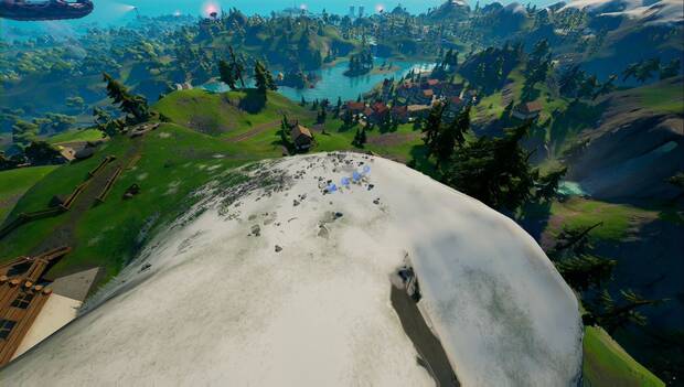 Fortnite - Dispositivo luminoso de comunicación alienígena, localización del cuarto conjunto