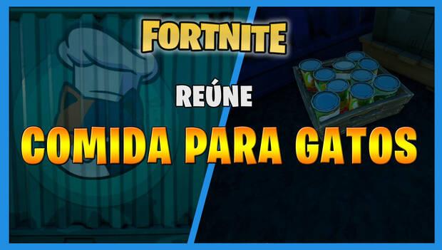 Fortntie - Reúne comida para gatos